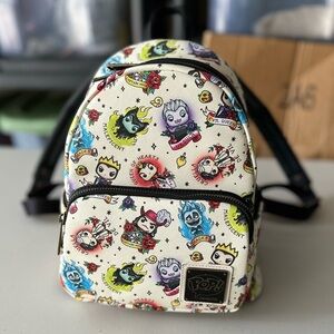 Loungefly Disney POP Villains Mini Backpack Tattoo Design